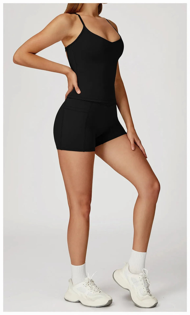 Débardeur femme yoga aéré microfibre — edge