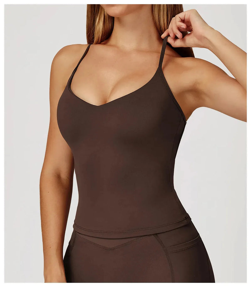Débardeur femme yoga aéré microfibre — edge