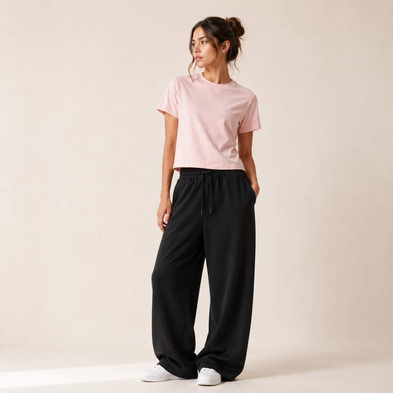 Jogging femme cocooning ceinture large oversize — EASE