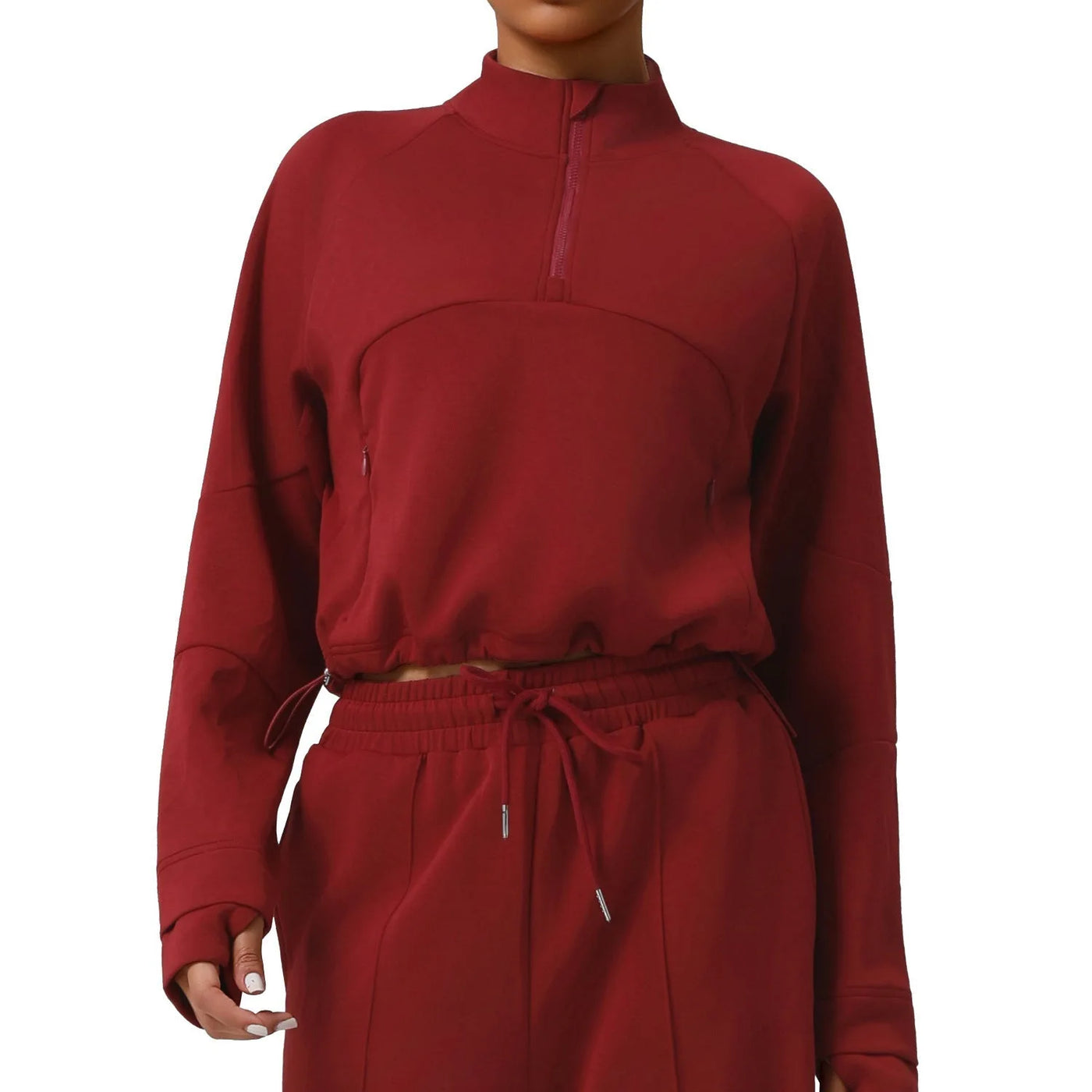 Hoodie femme cocooning oversize couture plate — ease