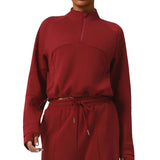 Hoodie femme cocooning oversize couture plate — ease