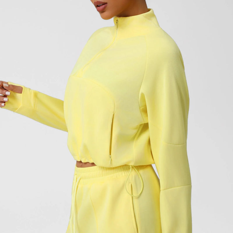 Hoodie femme cocooning oversize couture plate — ease