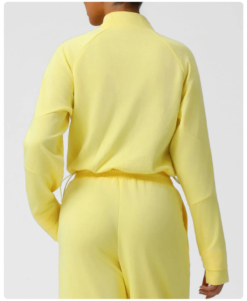 Hoodie femme cocooning oversize couture plate — ease