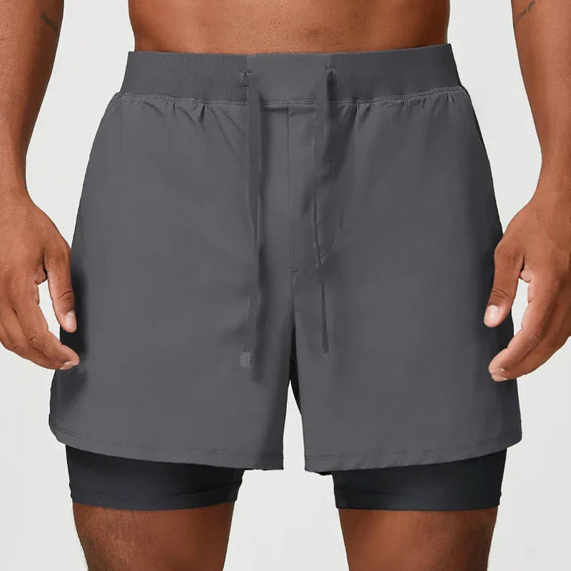 Short homme training double couche séchage rapide — edge