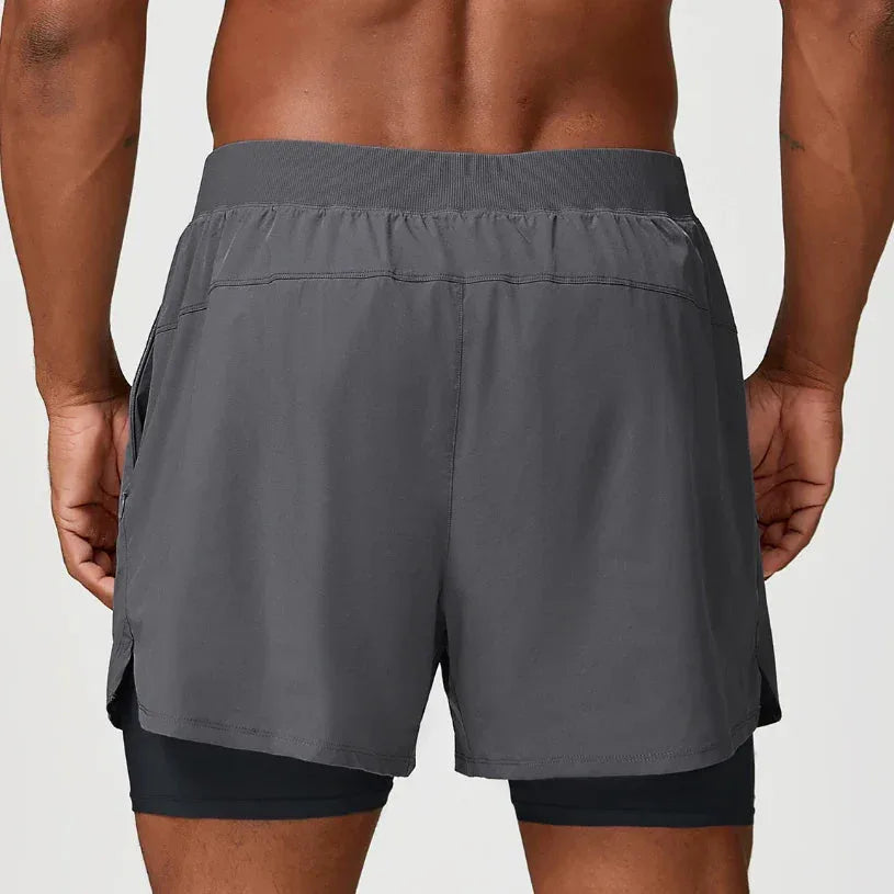 Short homme training double couche séchage rapide — edge