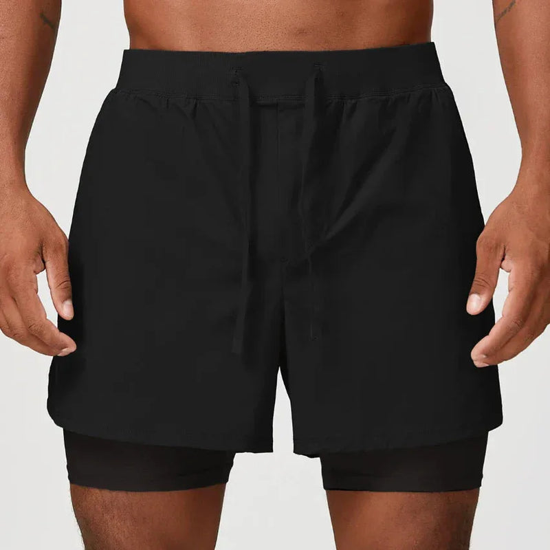 Short homme training double couche séchage rapide — edge