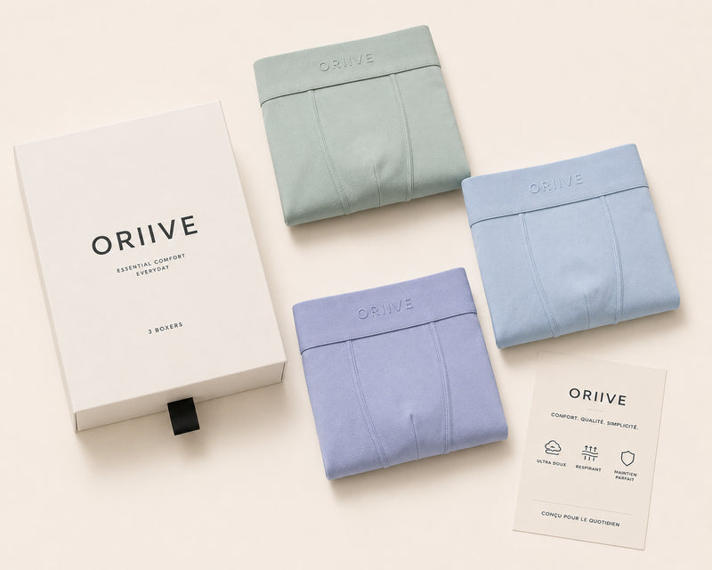 Caleçon homme confort coton lot de 3 — daily