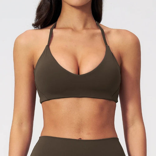 Brassière femme maintien fort dos croisé stretch — FLOW