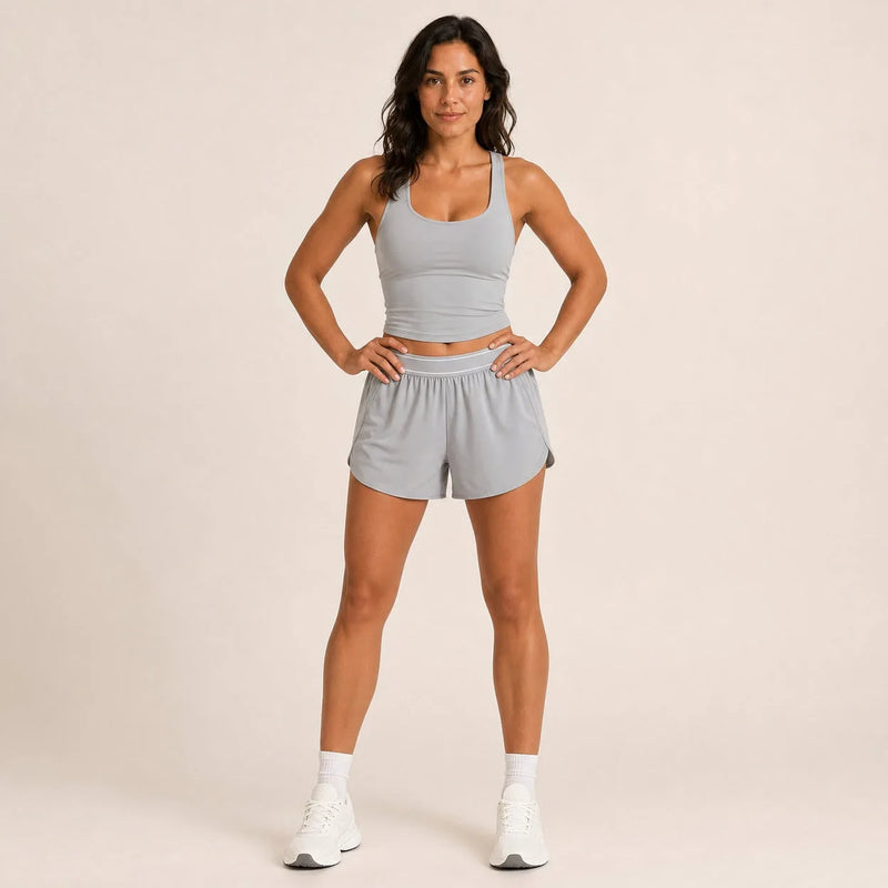 Ensemble running femme débardeur et short fluide - STRIDE