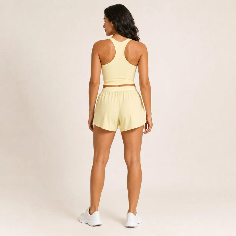 Ensemble running femme débardeur et short fluide - STRIDE