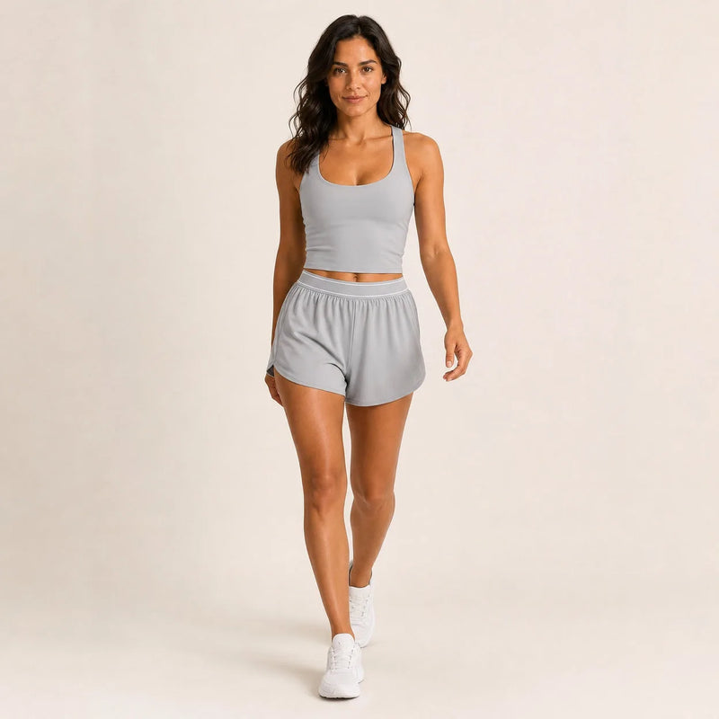 Ensemble running femme débardeur et short fluide - STRIDE