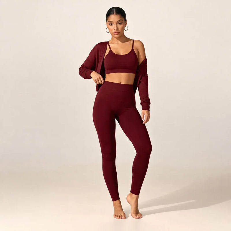 Ensemble sport femme 3 pièces modulable - FLOW