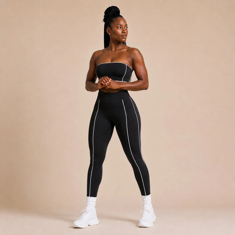 Ensemble sport femme bandeau et legging sculptant - PULSE