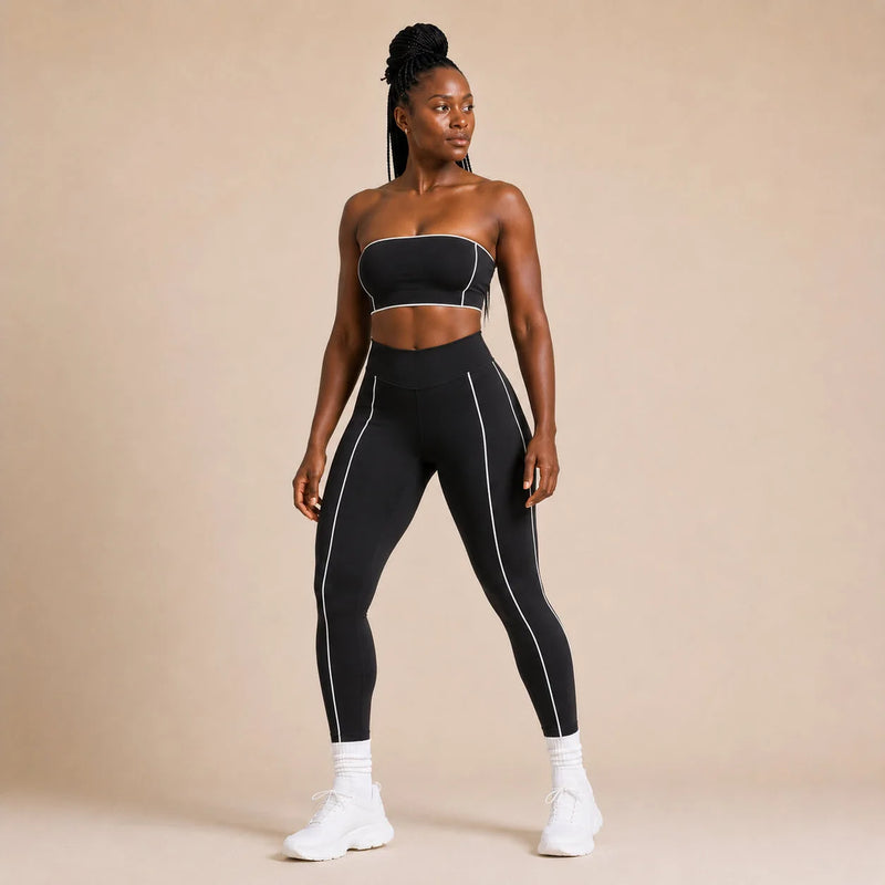 Ensemble sport femme bandeau et legging sculptant - PULSE