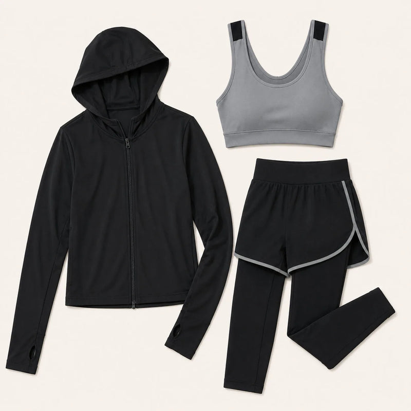 Ensemble sport femme modulable 1 ou 3 pièces — pulse