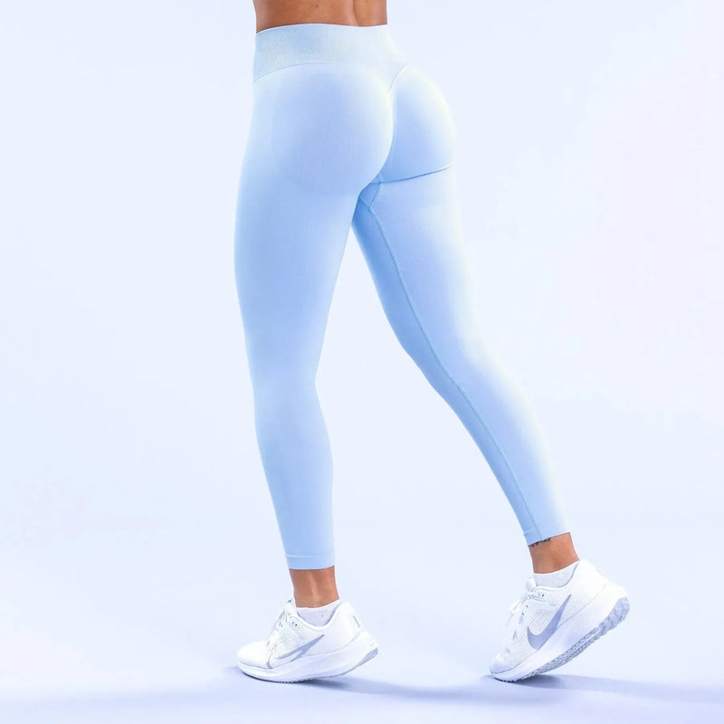 Legging femme yoga anti-friction couture plate — flow