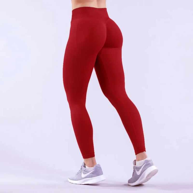Legging femme yoga anti-friction couture plate — flow