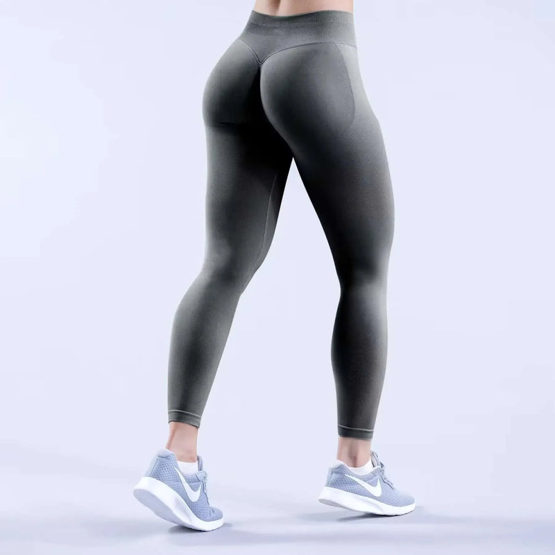 Legging femme yoga anti-friction couture plate — flow