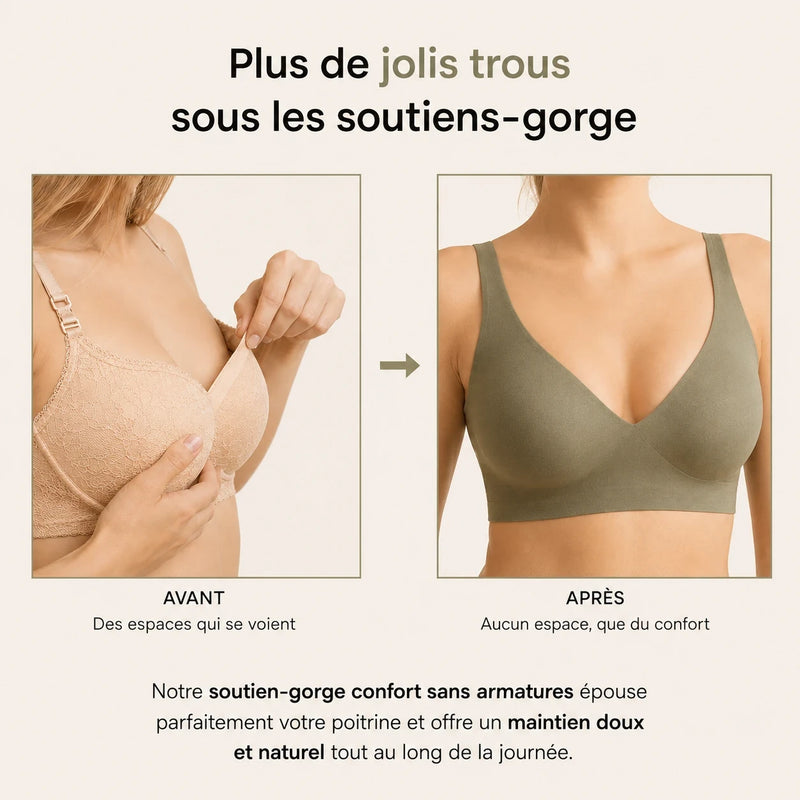 FLOW SoftLift : fini les plis sous le soutien-gorge, avant apres
