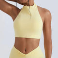 Brassière femme sport col halter seconde peau — edge