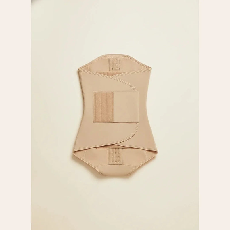 Gaine femme post-partum ventre plat compression ferme respirant — sculpt