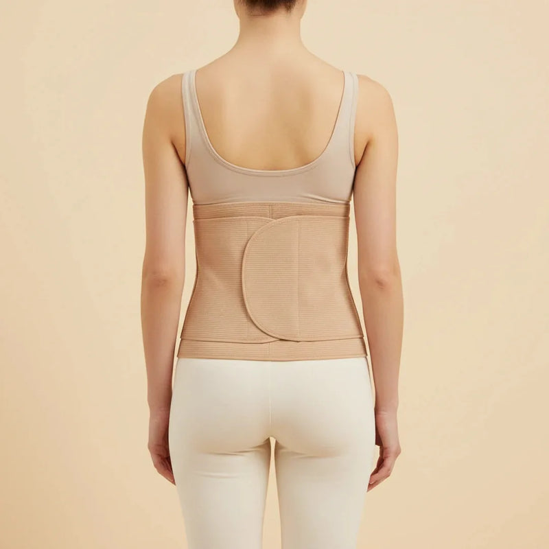 Gaine femme post-partum ventre plat compression ferme sans couture — sculpt