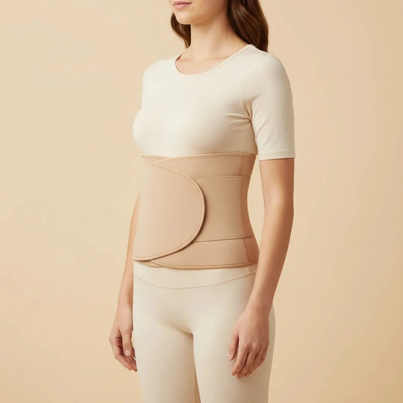 Gaine femme post-partum ventre plat compression ferme sans couture — sculpt
