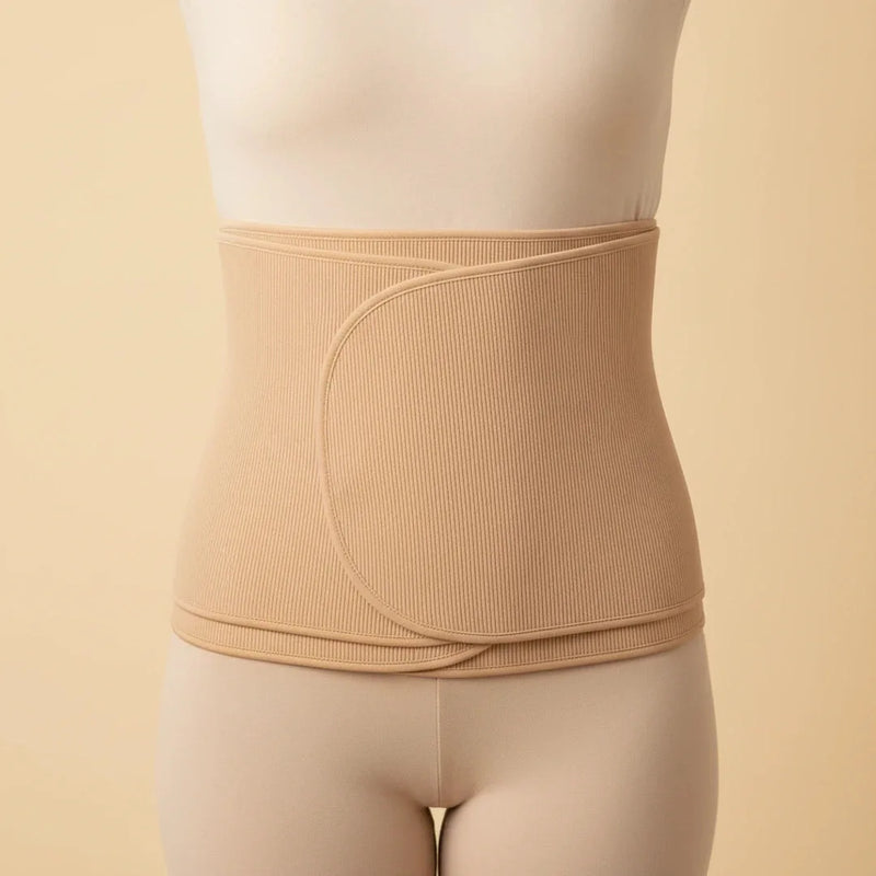 Gaine femme post-partum ventre plat compression ferme sans couture — sculpt