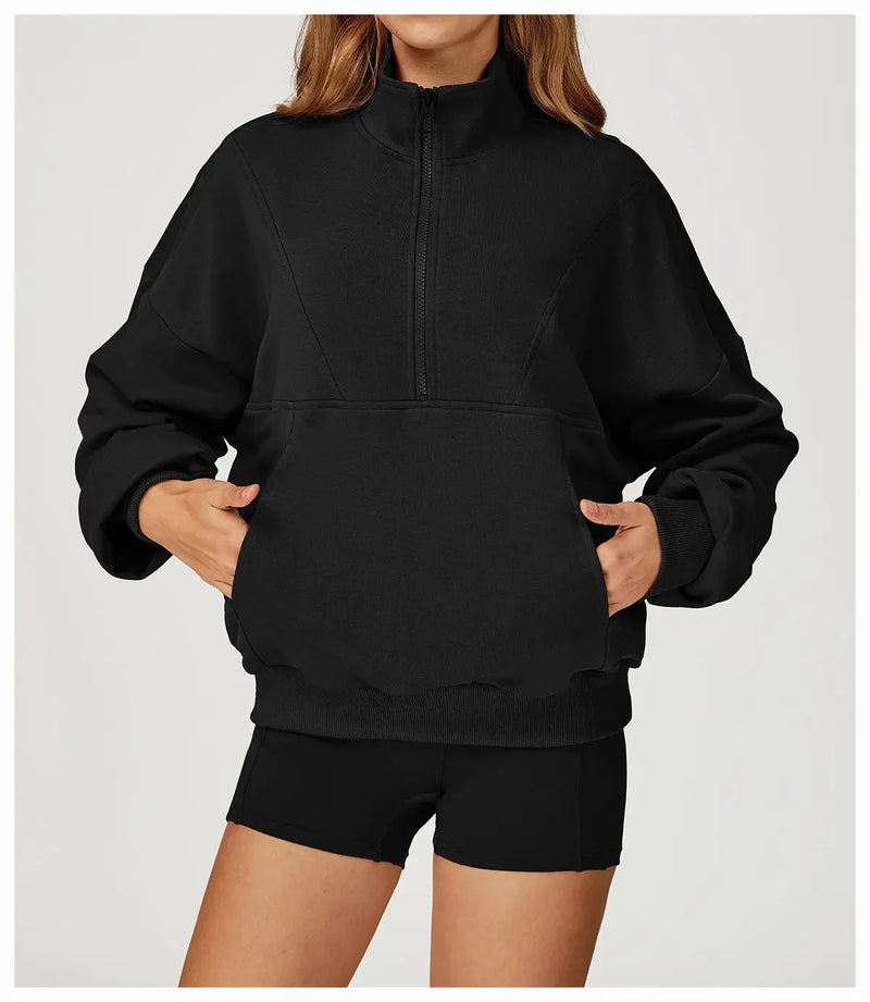 Hoodie femme cocooning EASE coloris et coupe - vue 13