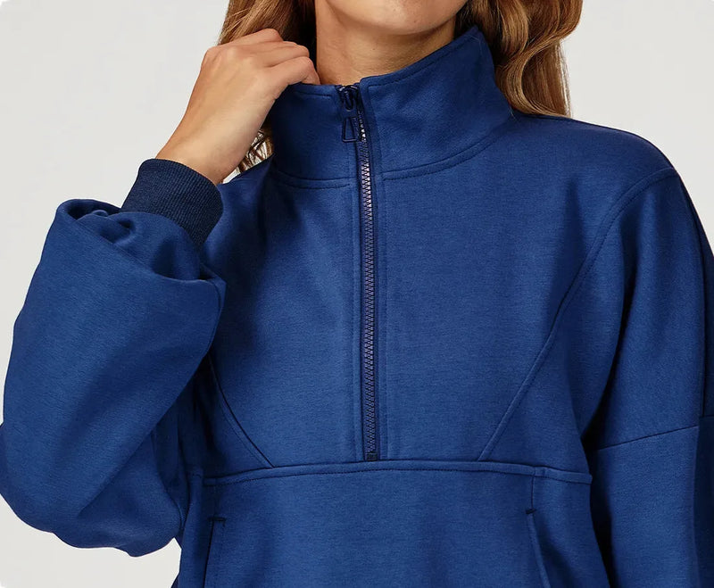 Hoodie femme cocooning EASE coloris et coupe - vue 14
