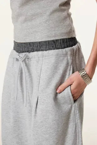 Jogging oversize femme poches profondes EASE - détail 7