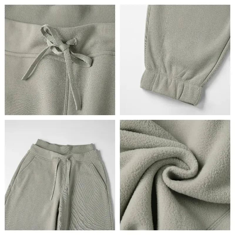 Jogging femme EASE coloris beige gris vert gris foncé noir - vue 12