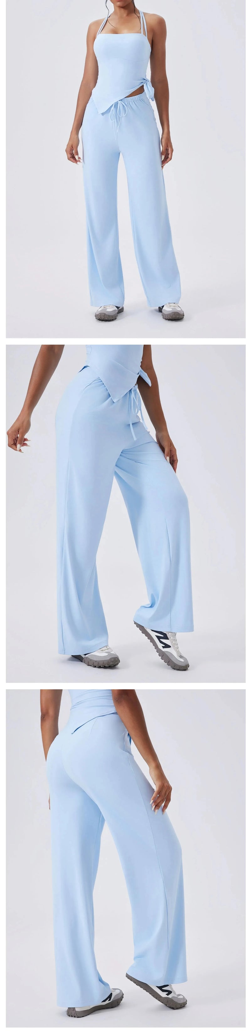 Jogging femme yoga coton molletonné stretch — edge