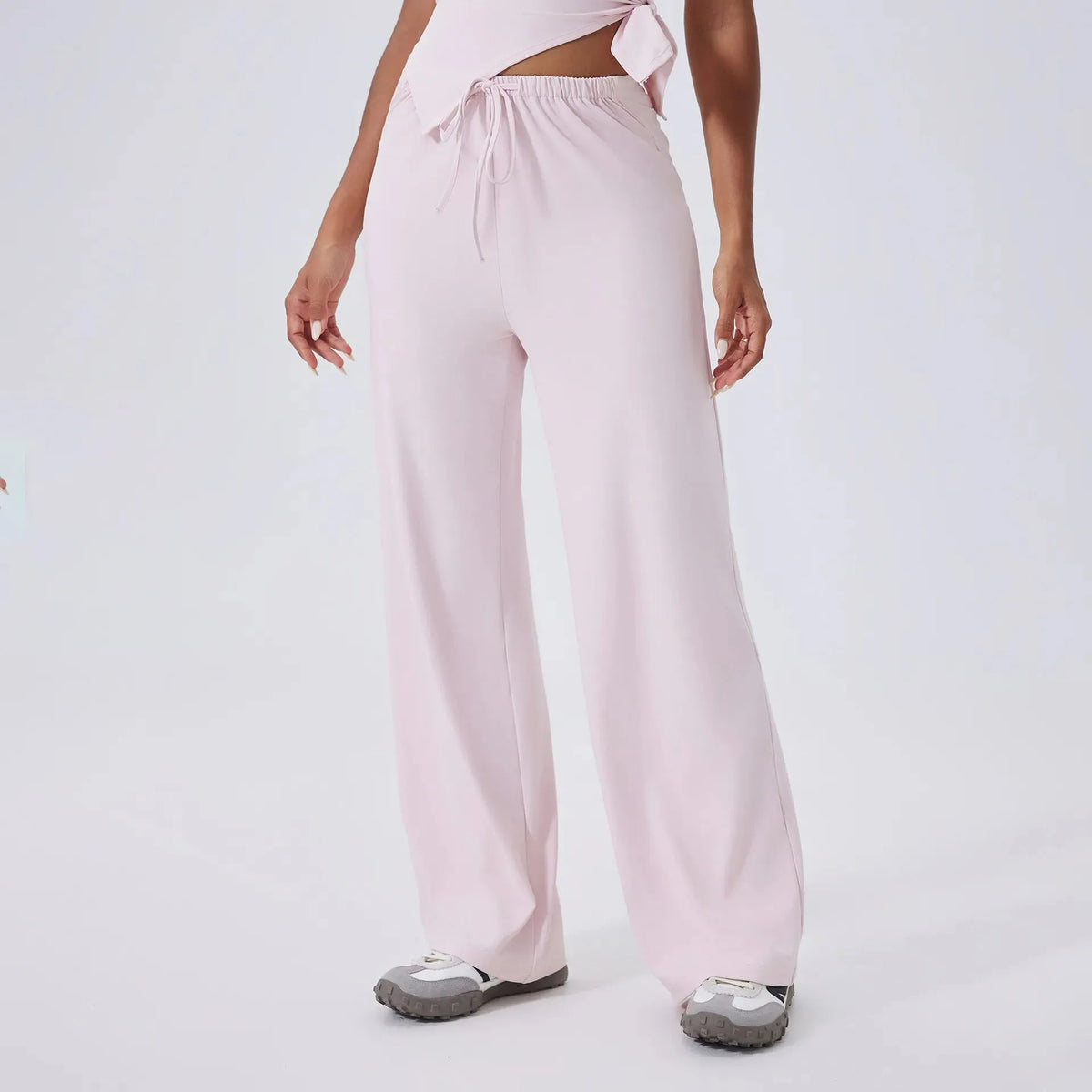 Jogging femme yoga coton molletonné stretch — edge