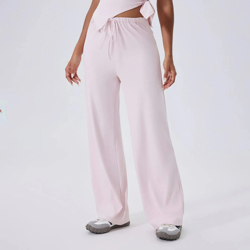 Jogging femme yoga coton molletonné stretch — edge