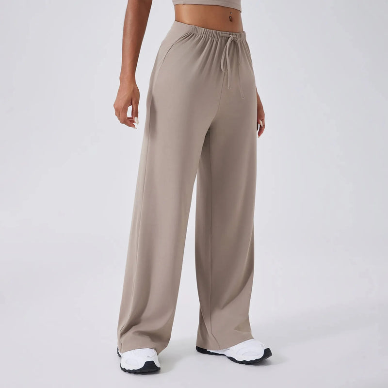 Jogging femme yoga coton molletonné stretch — edge
