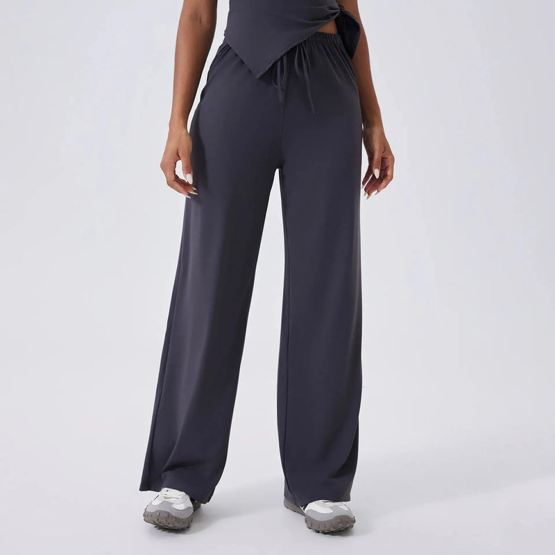 Jogging femme yoga coton molletonné stretch — edge