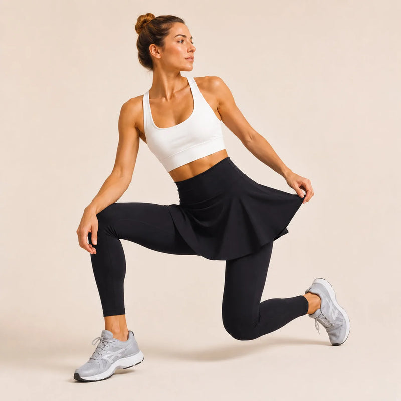 Legging avec jupe intégrée femme taille haute - FLOW