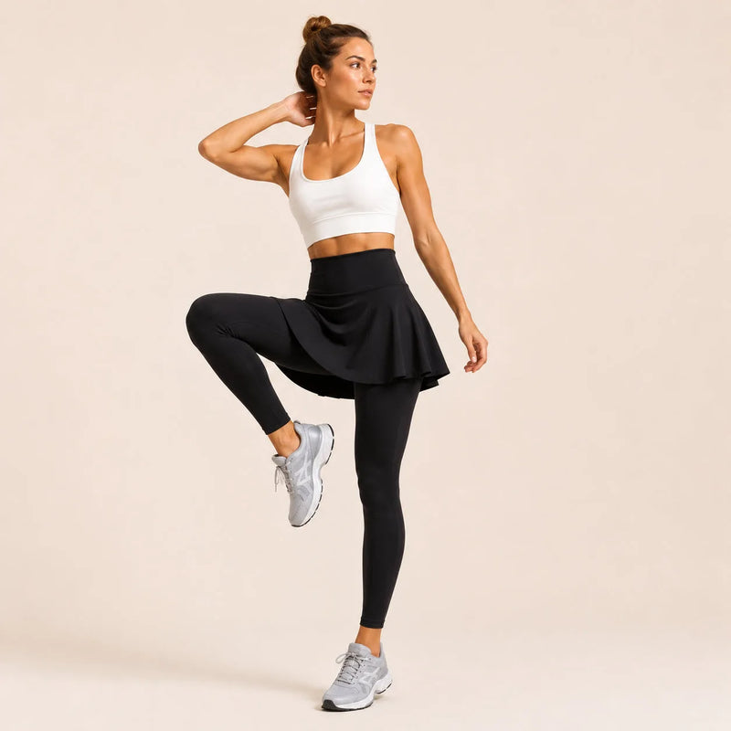Legging avec jupe intégrée femme taille haute - FLOW
