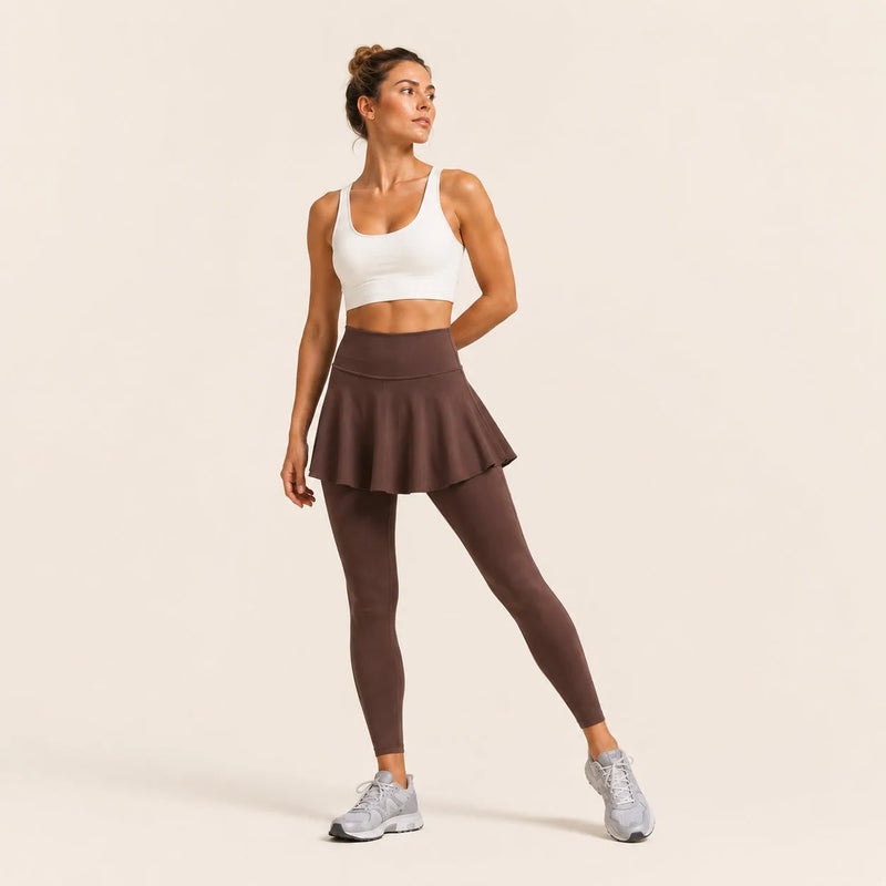 Legging avec jupe intégrée femme taille haute - FLOW