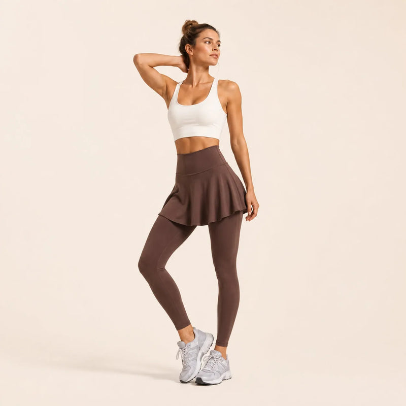 Legging avec jupe intégrée femme taille haute - FLOW