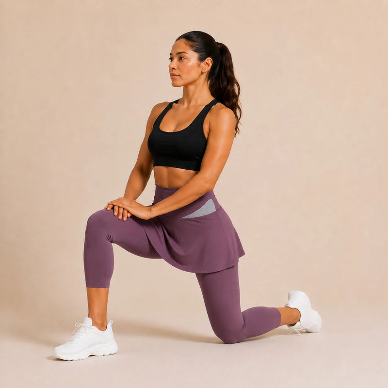 Legging femme avec jupe intégrée - FLOW