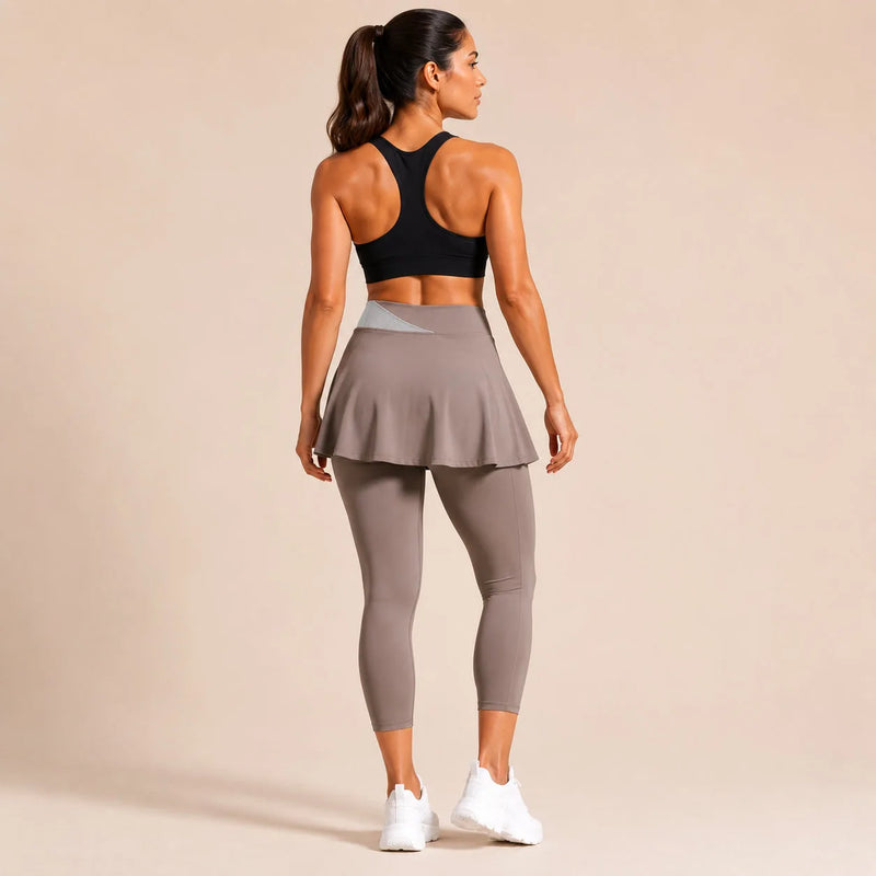 Legging femme avec jupe intégrée - FLOW