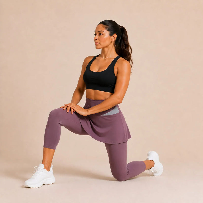 Legging femme avec jupe intégrée - FLOW