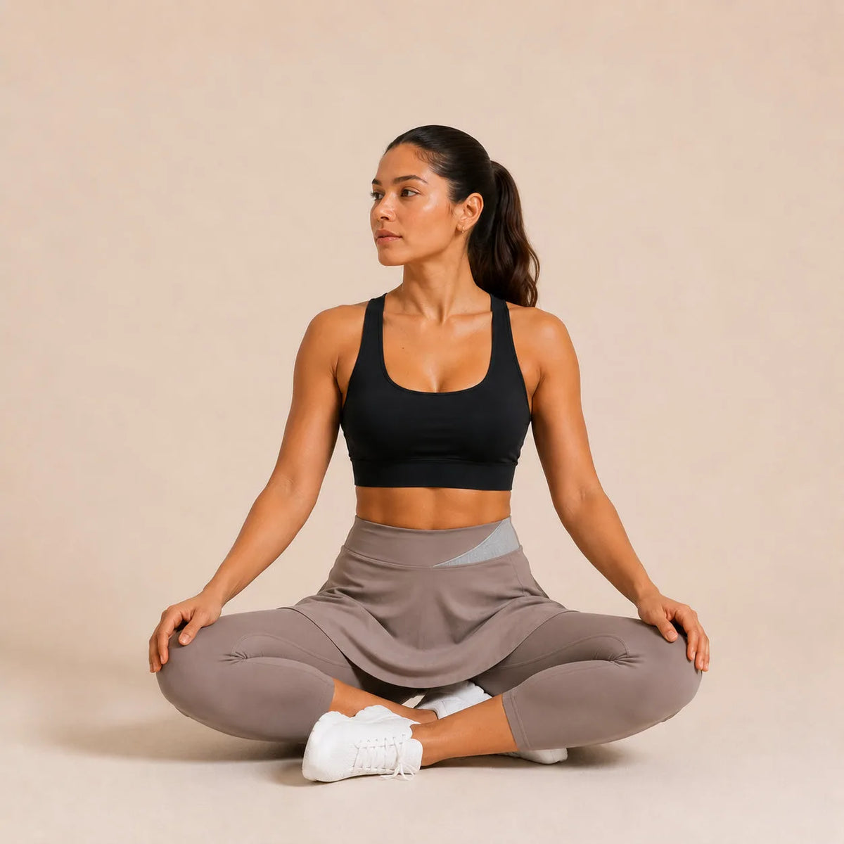 Legging femme avec jupe intégrée - FLOW