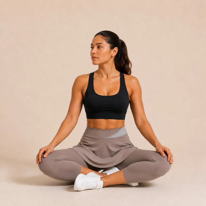 Legging femme avec jupe intégrée - FLOW