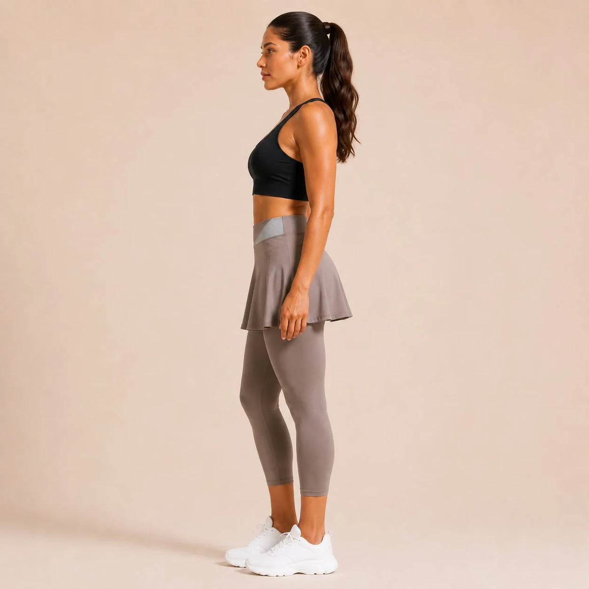Legging femme avec jupe intégrée - FLOW