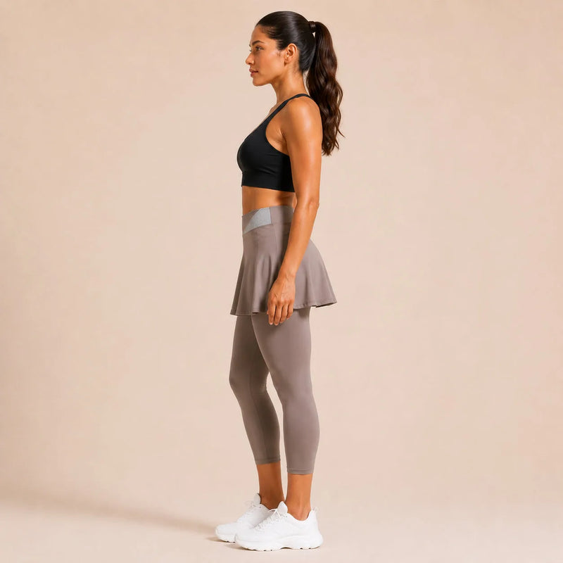 Legging femme avec jupe intégrée - FLOW