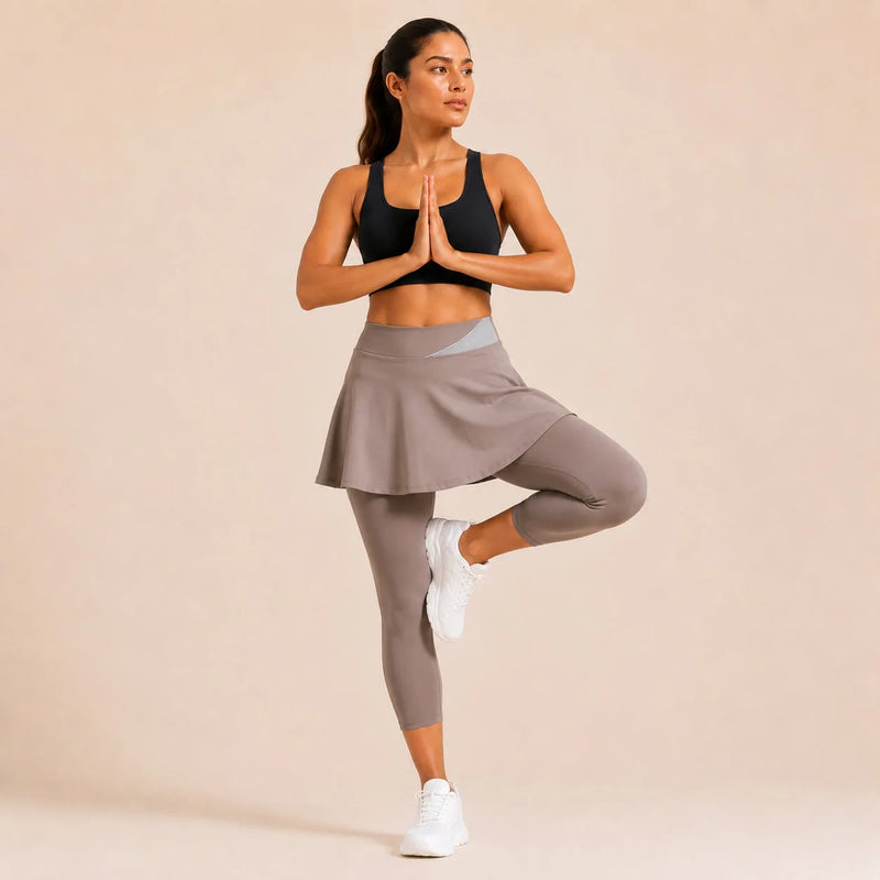 Legging femme avec jupe intégrée - FLOW
