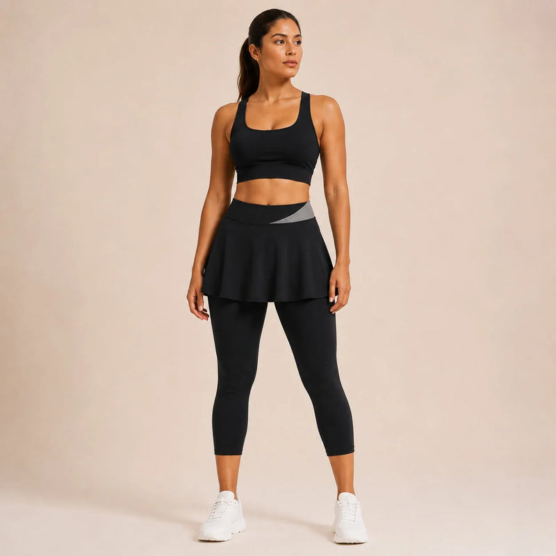 Legging femme avec jupe intégrée - FLOW